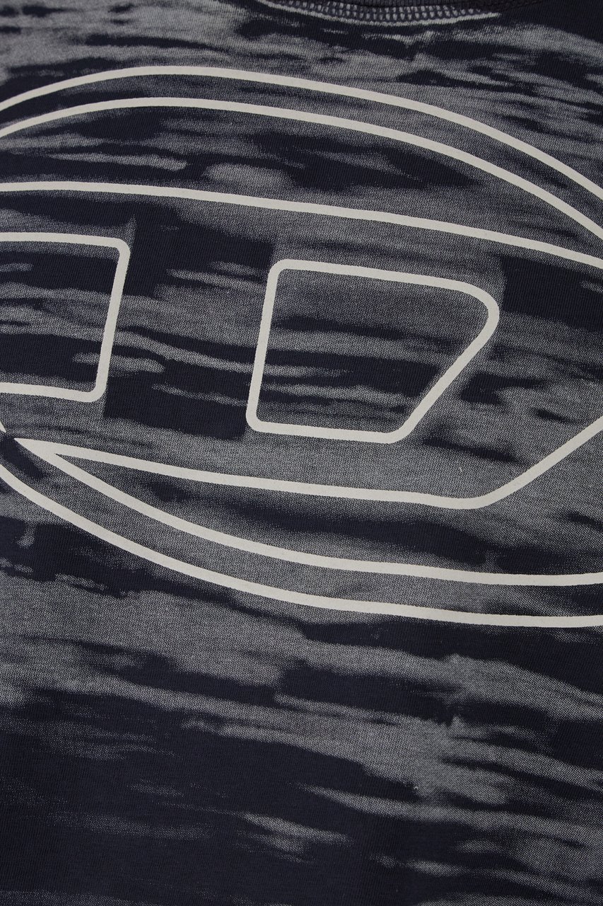 Diesel Diesel Midnight blue cotton t-shirt Blauw