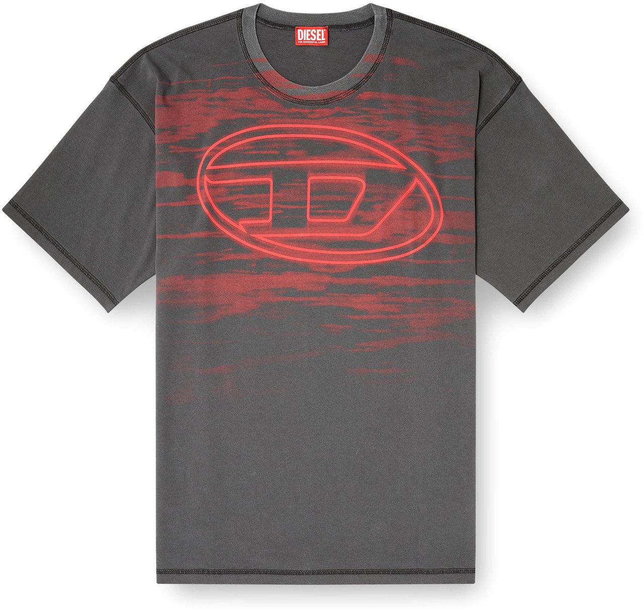 Diesel T Boxt T5 T-Shirt Grijs
