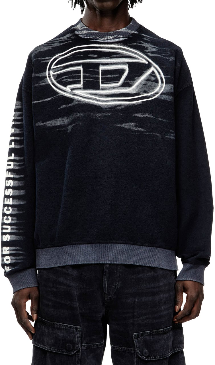Diesel S Boxt T1 Sweater Zwart