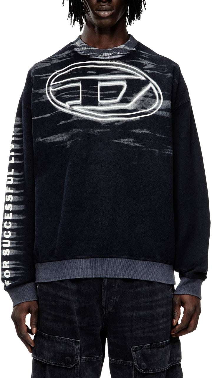 Diesel S Boxt T1 Sweater Zwart
