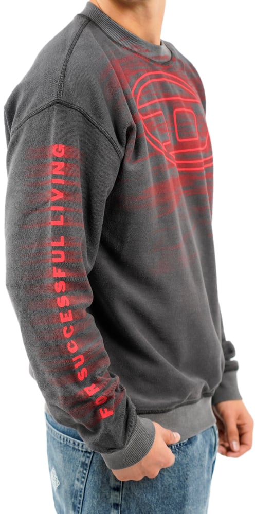 Diesel S Boxt T1 Sweater Grijs