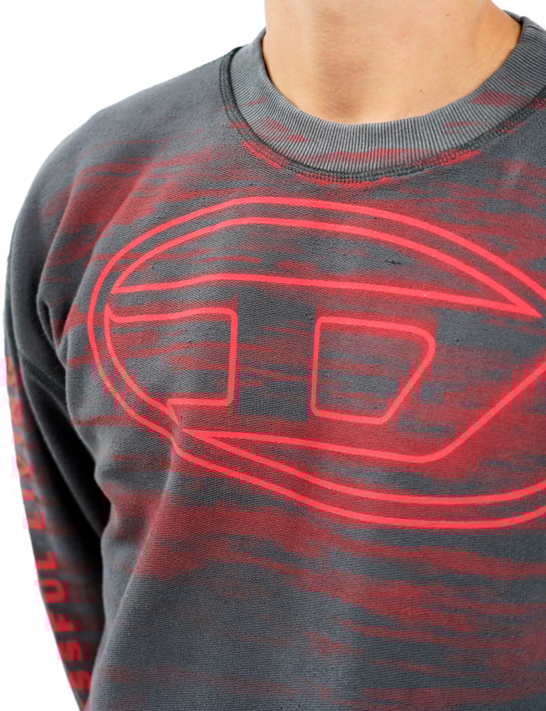 Diesel S Boxt T1 Sweater Grijs