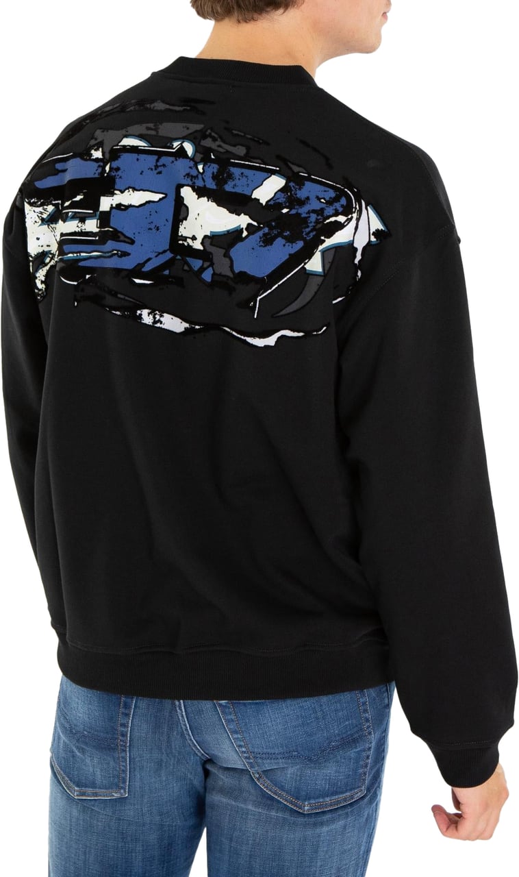 Diesel Heren S-Boxt-T2 Sweater Zwart Zwart