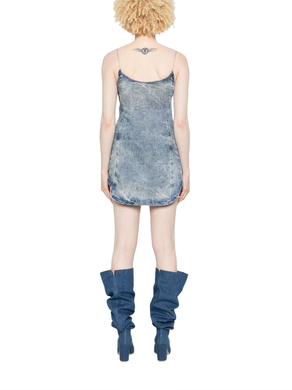 Diesel Dresses Clear Blue Blauw