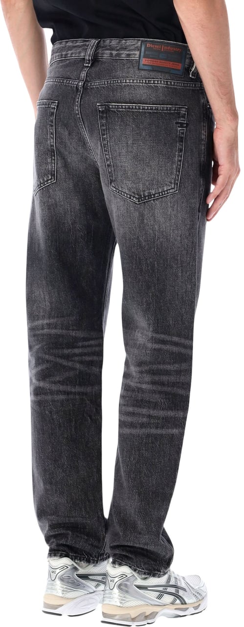 Diesel 2024 D Macs Denim Straight Nero Donkergrijs