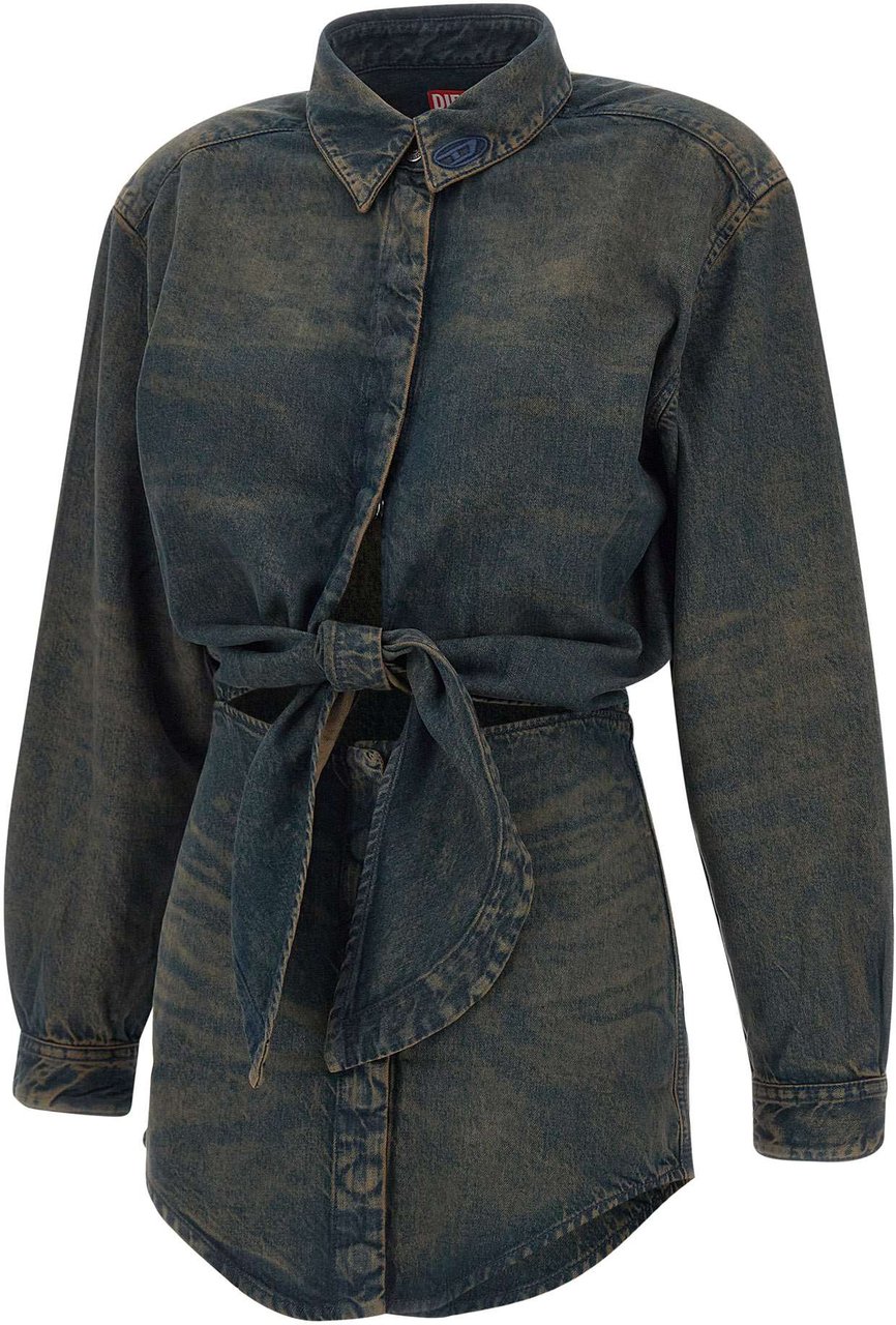 Diesel Dresses Blue Blauw