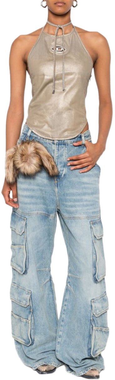 Diesel Top Golden Goud