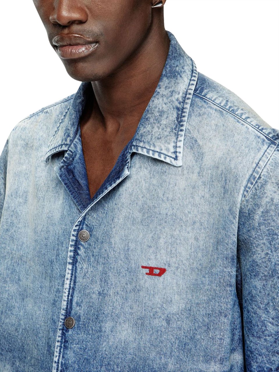 Diesel Shirts Denim Blauw