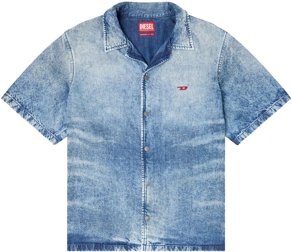 Diesel Shirts Denim Blauw
