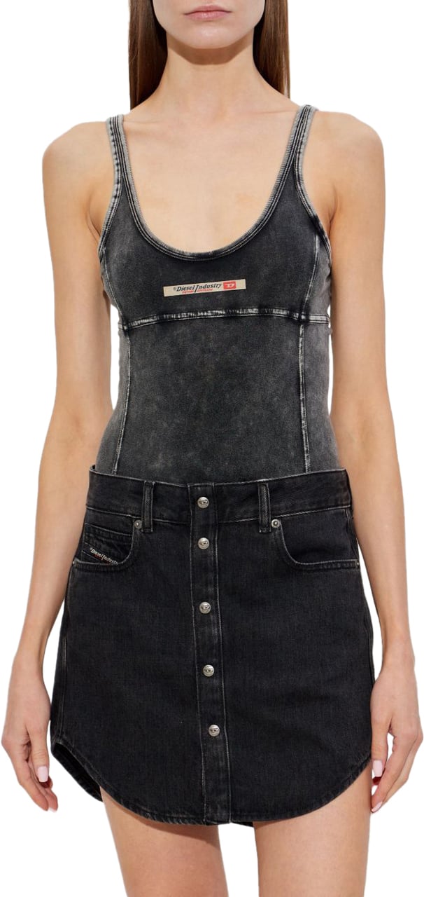 Diesel Top Black Zwart