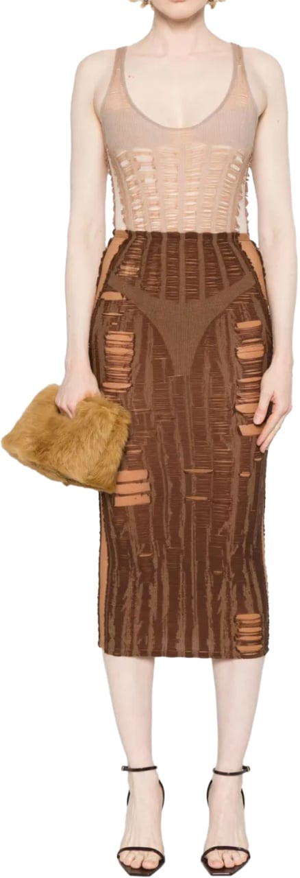Diesel M Calina Skirt Brown Divers