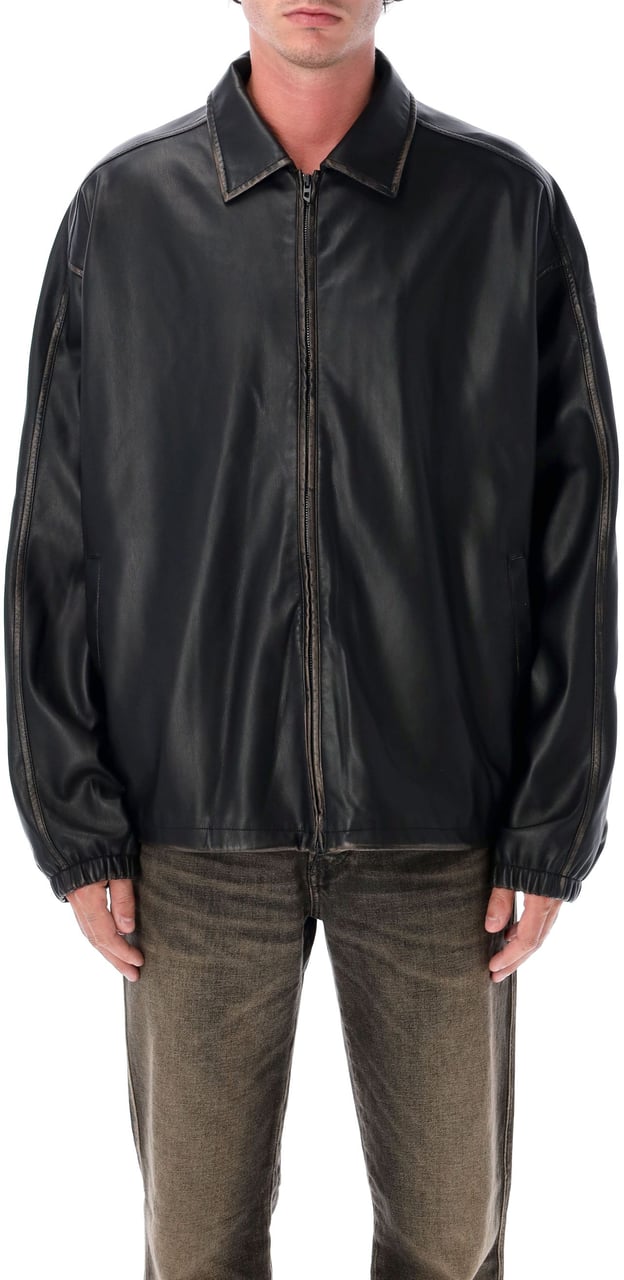 Diesel Ecoleather Jacket Nero Zwart