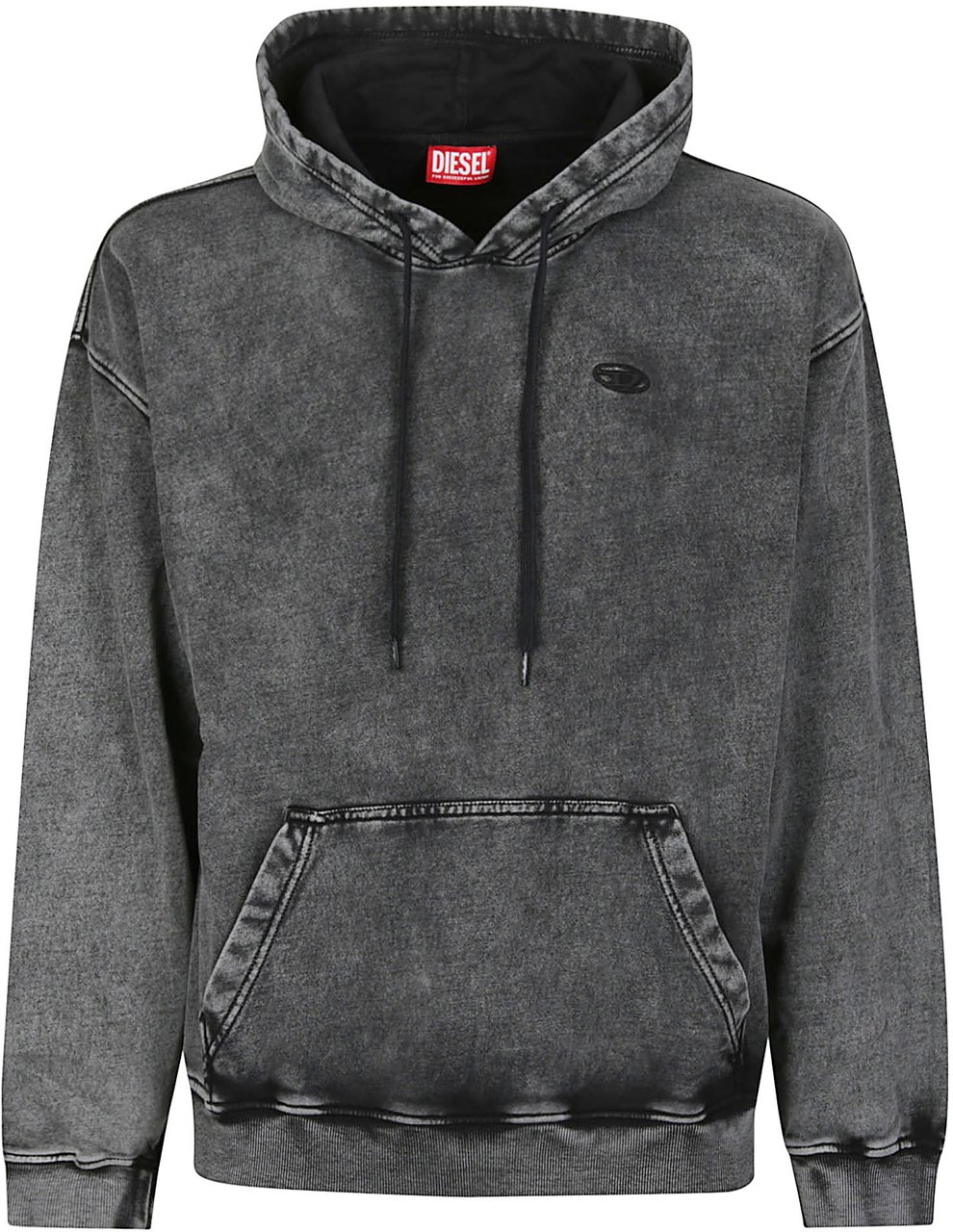 Diesel S-boxt Den Sweatshirt Grey Grijs