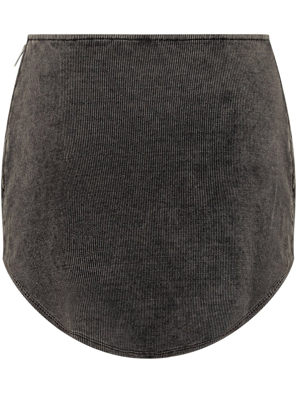 Diesel Diesel Minigonna Nera in Denim Effetto Vintage Donkergrijs