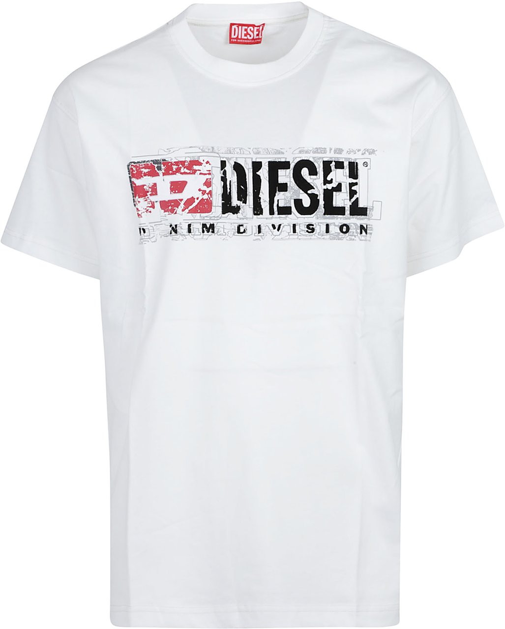 Diesel T-norm T6 T-shirt White Wit