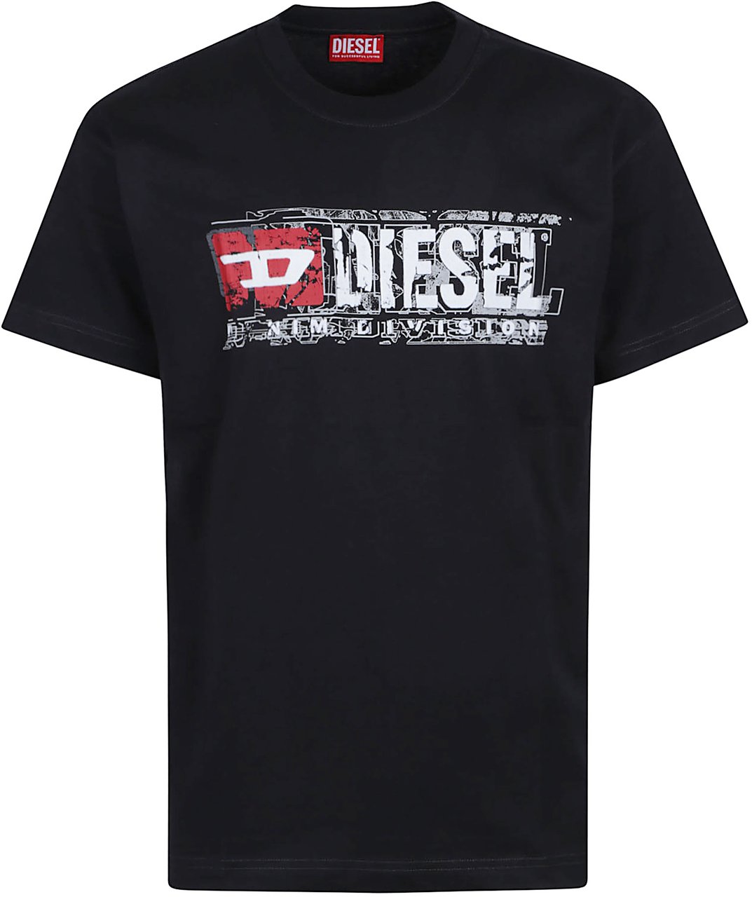 Diesel T-norm T6 T-shirt Black Zwart