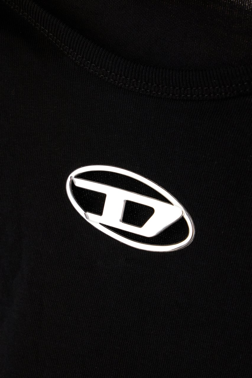 Diesel Diesel Black cotton t-shirt Zwart
