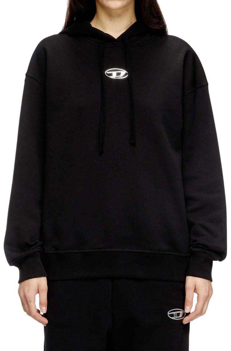 Diesel F Buxt Hood Od Sweater Zwart