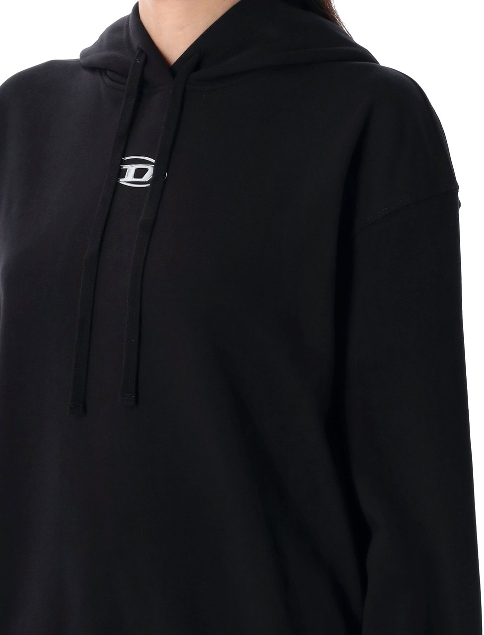 Diesel F-Buxt-Hood-Od sweatshirt Zwart