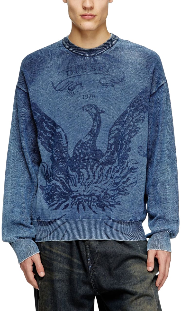 Diesel Sweaters Marine Blauw