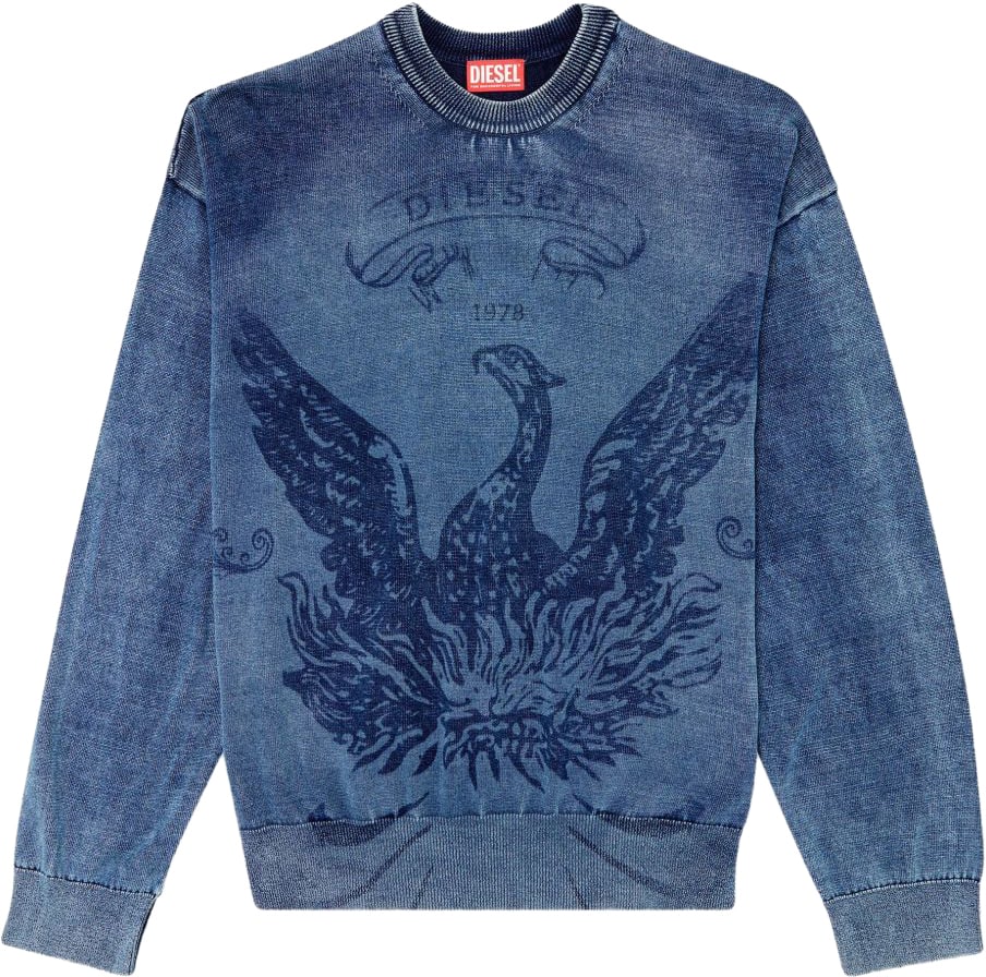 Diesel Sweaters Marine Blauw