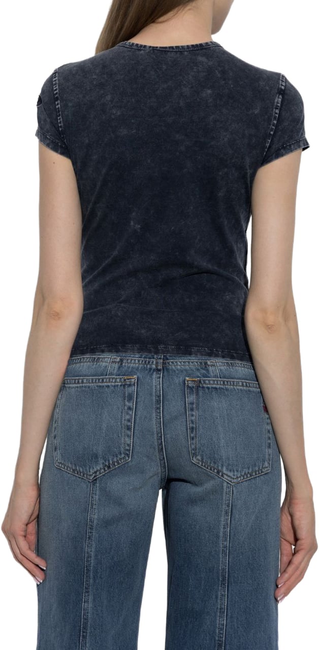 Diesel T-Shirts And Polos Grey Donkergrijs