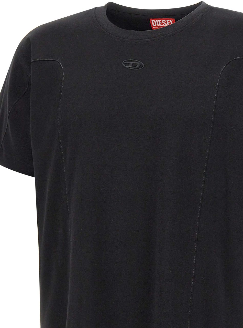 Diesel T-Shirts And Polos Black Zwart