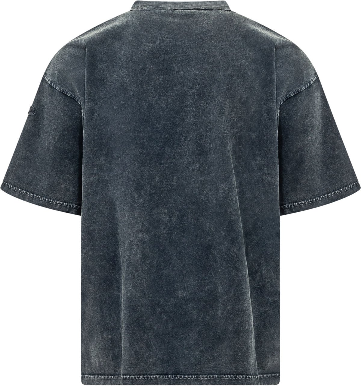 Diesel T-shirt con Applicazione Logo in Rilievo Donkergrijs
