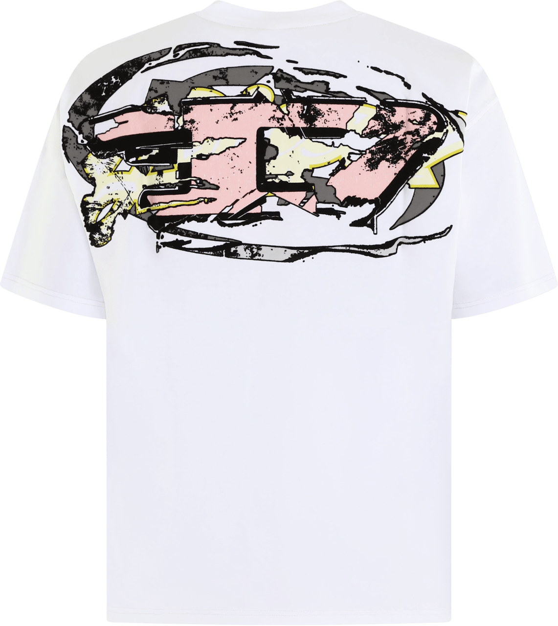 Diesel Heren T-Boxt-T24 T-Shirt Wit Wit