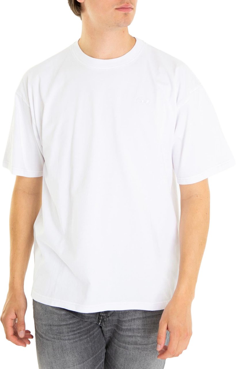 Diesel Heren T-Boxt-T24 T-Shirt Wit Wit