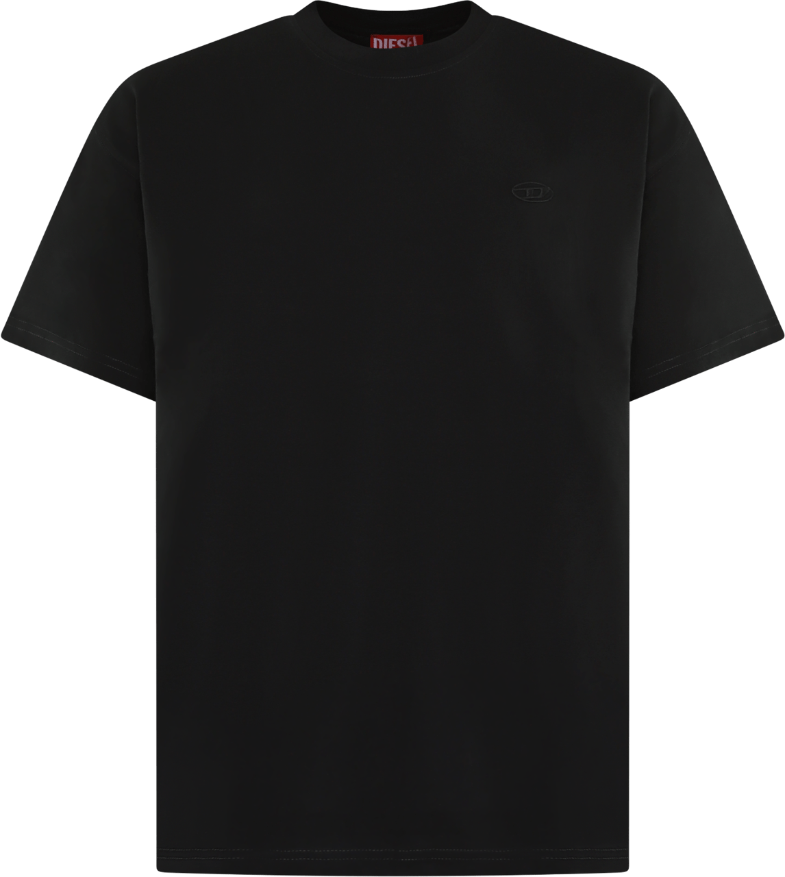 Diesel Heren T-Boxt-T24 T-Shirt Zwart Zwart