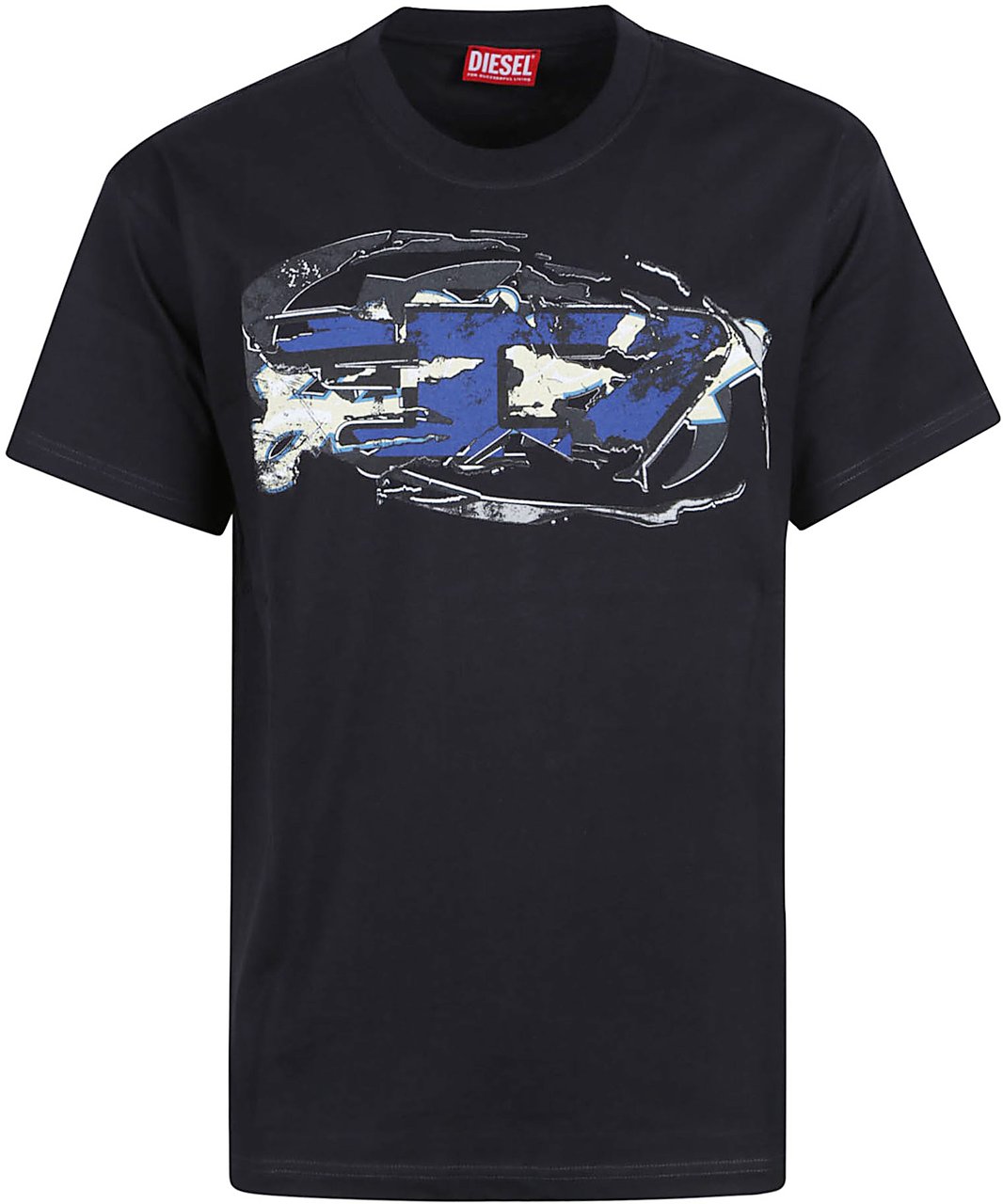 Diesel T-norm T11 T-shirt Black Zwart