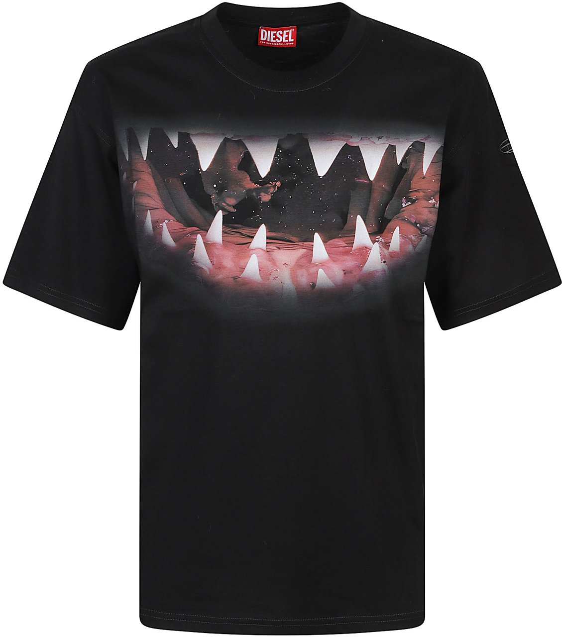 Diesel T-boxt T21 T-shirt Black Zwart