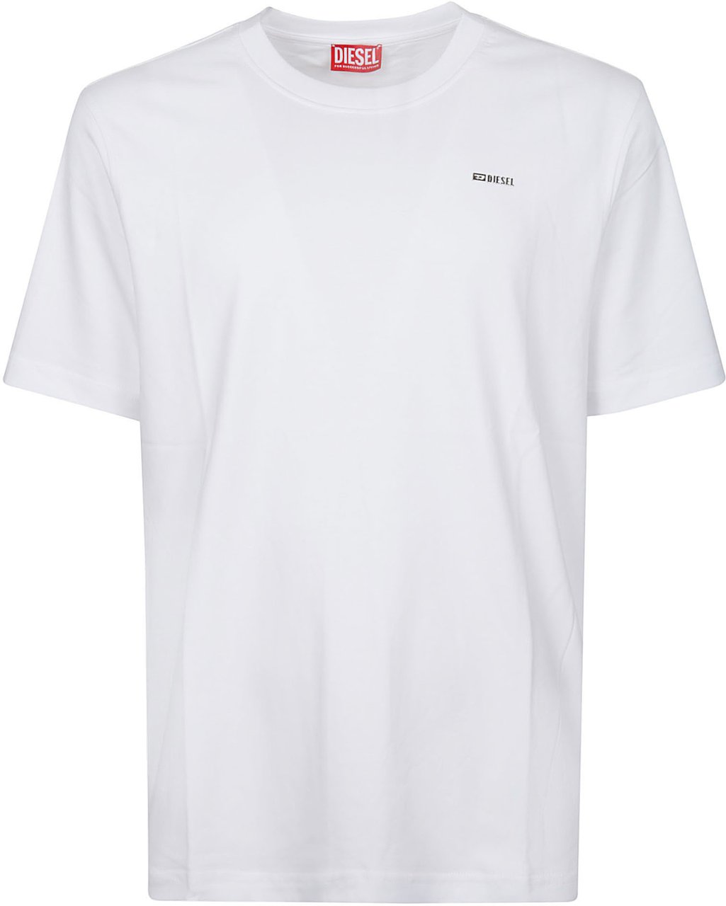 Diesel T-adjust Met T-shirt White Wit