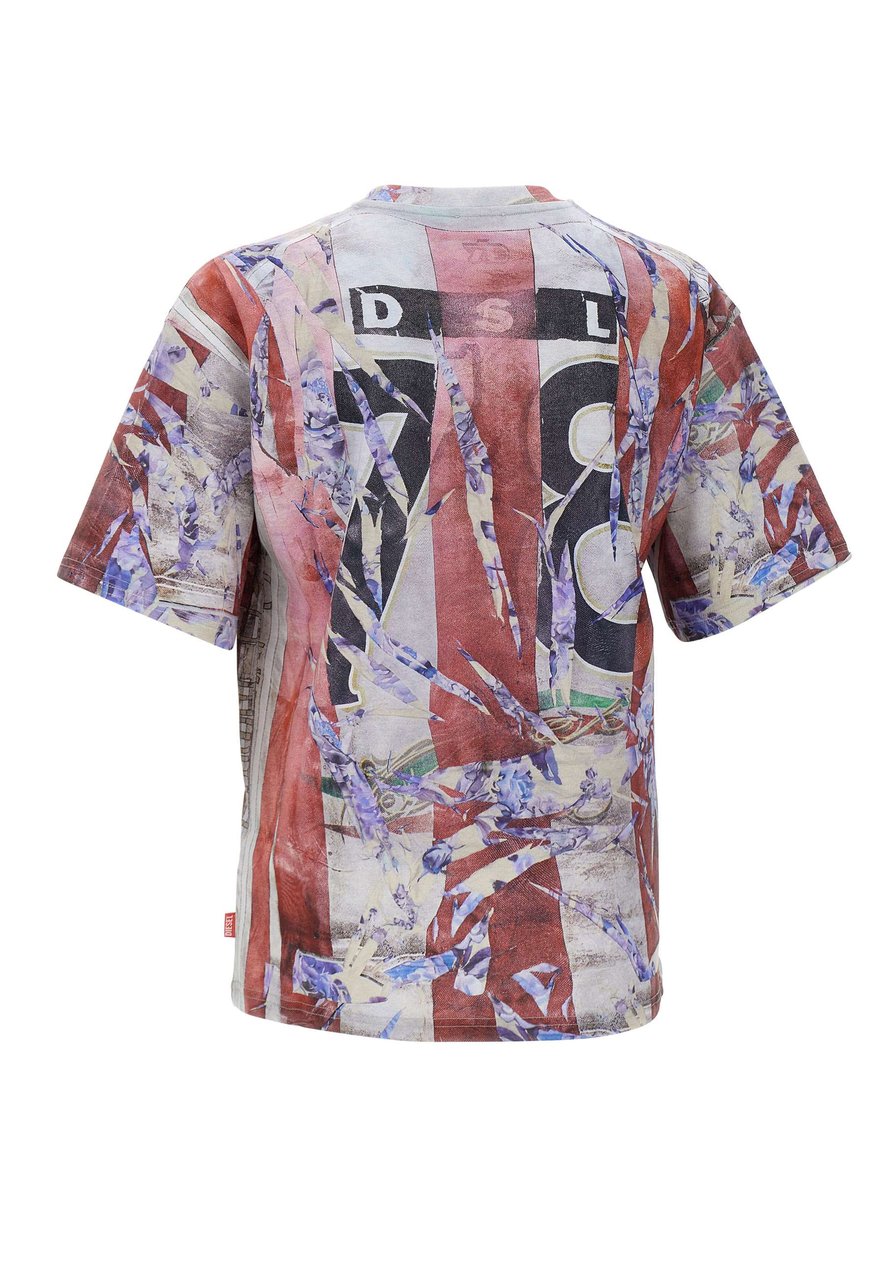 Diesel T-Shirts And Polos Pink Roze