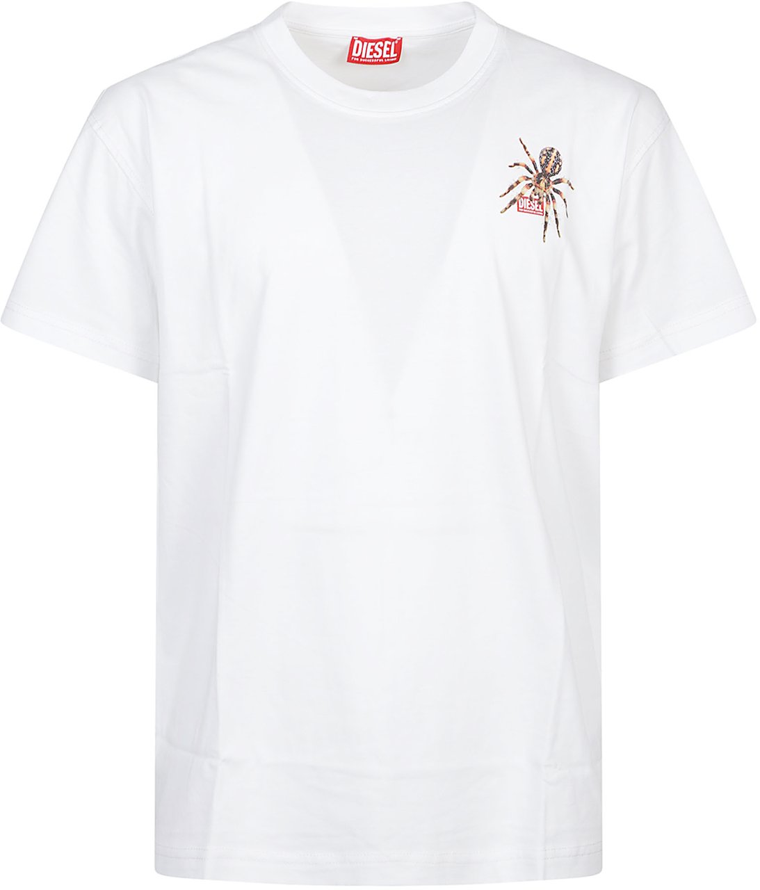 Diesel T-norm Spider T-shirt White Wit