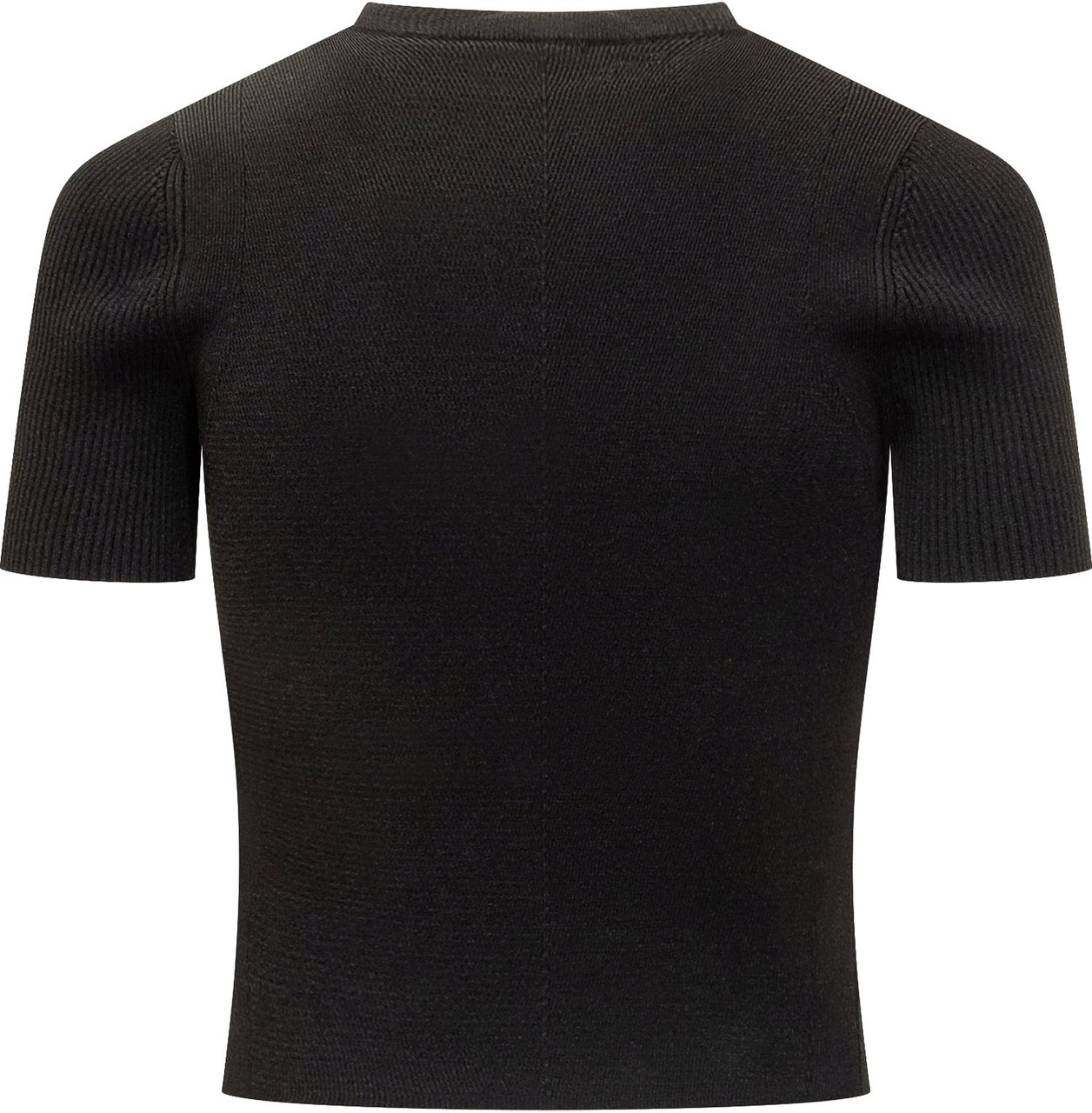 Diesel Top nero Diesel aderente con logo frontale Zwart