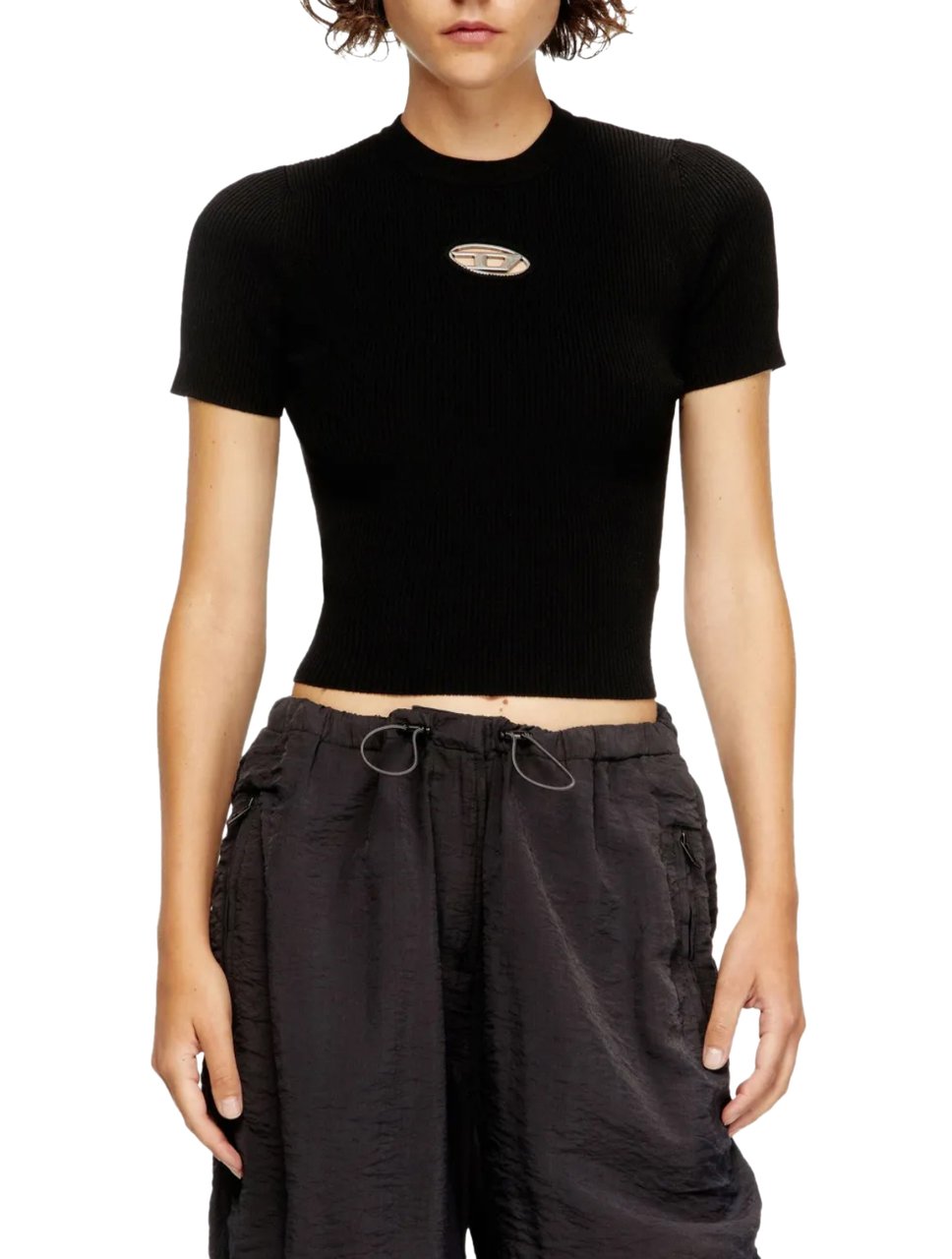 Diesel M Valari Top Black Zwart