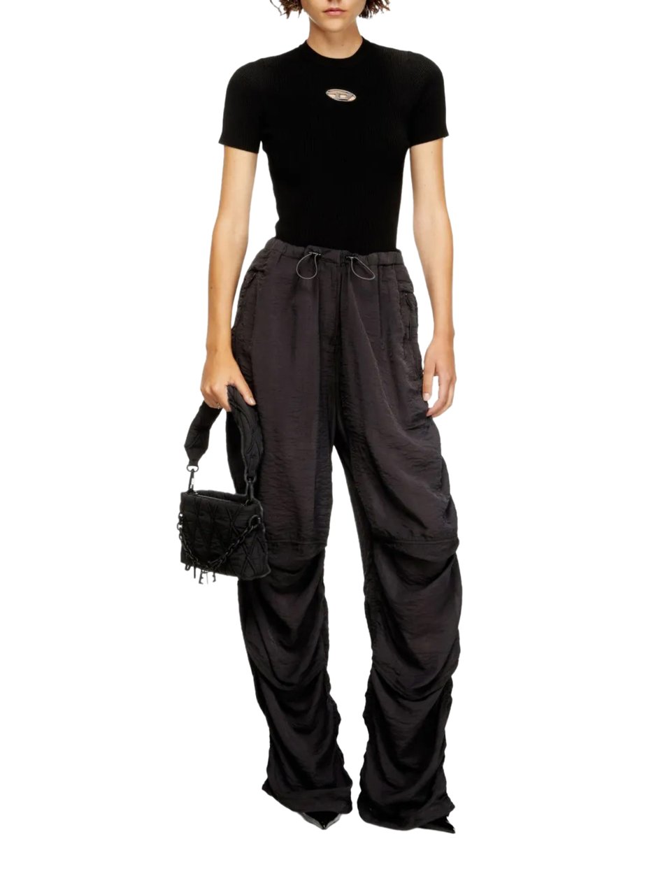 Diesel M Valari Top Black Zwart