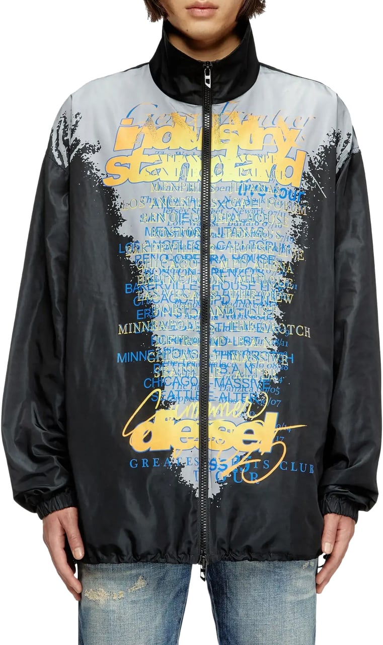 Diesel J Erik Jacket Blue Blauw