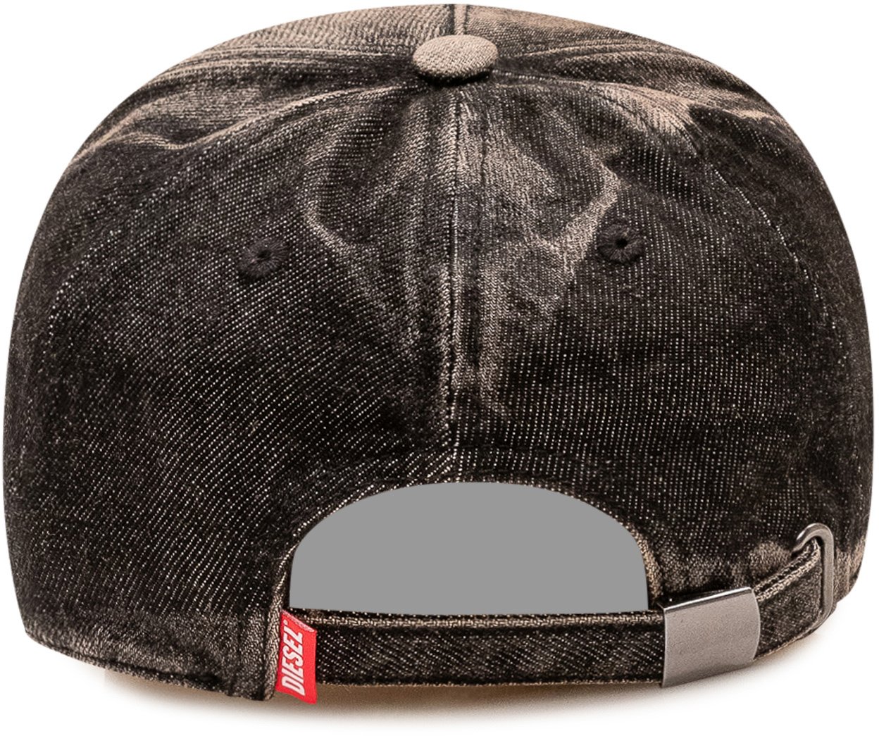 Diesel Cappello Baseball con Logo Ricamato Zwart