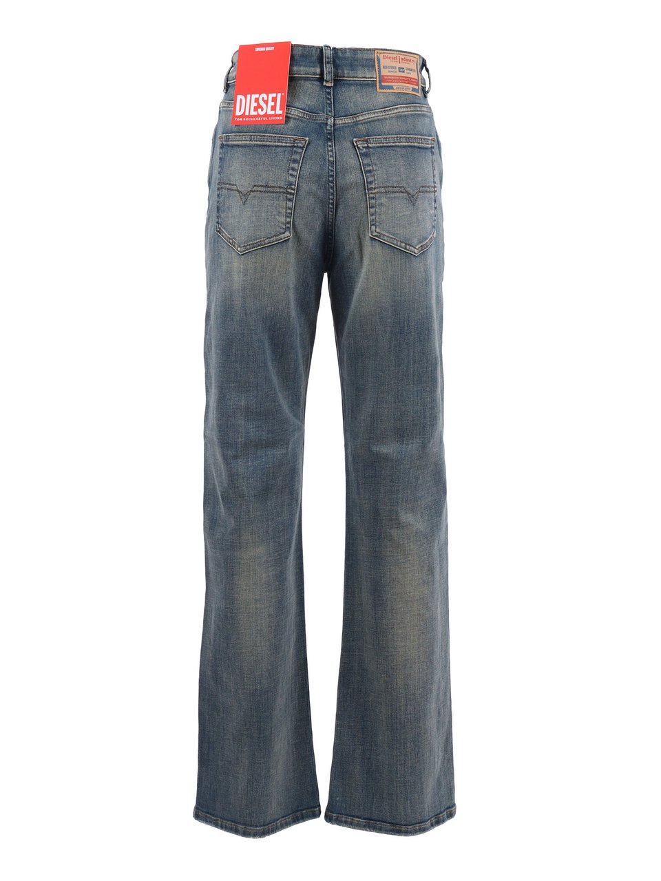 Diesel 1971 D-Sent Flared Jeans Grijs