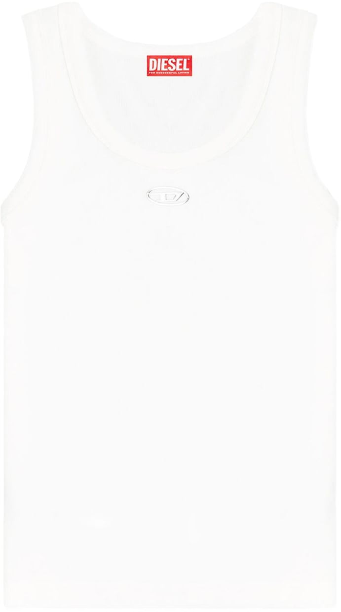 Diesel Top White Wit