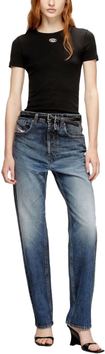 Diesel T-Shirts And Polos Black Zwart