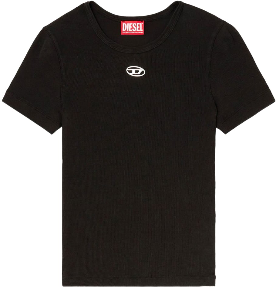 Diesel T-Shirts And Polos Black Zwart