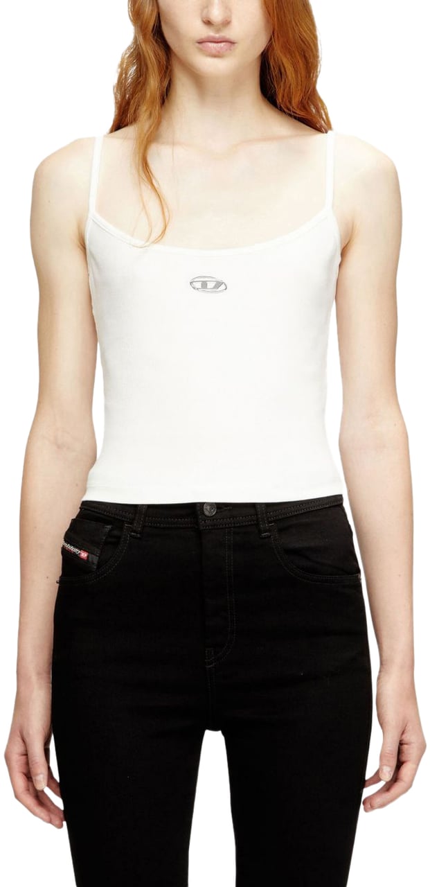 Diesel Top White Wit