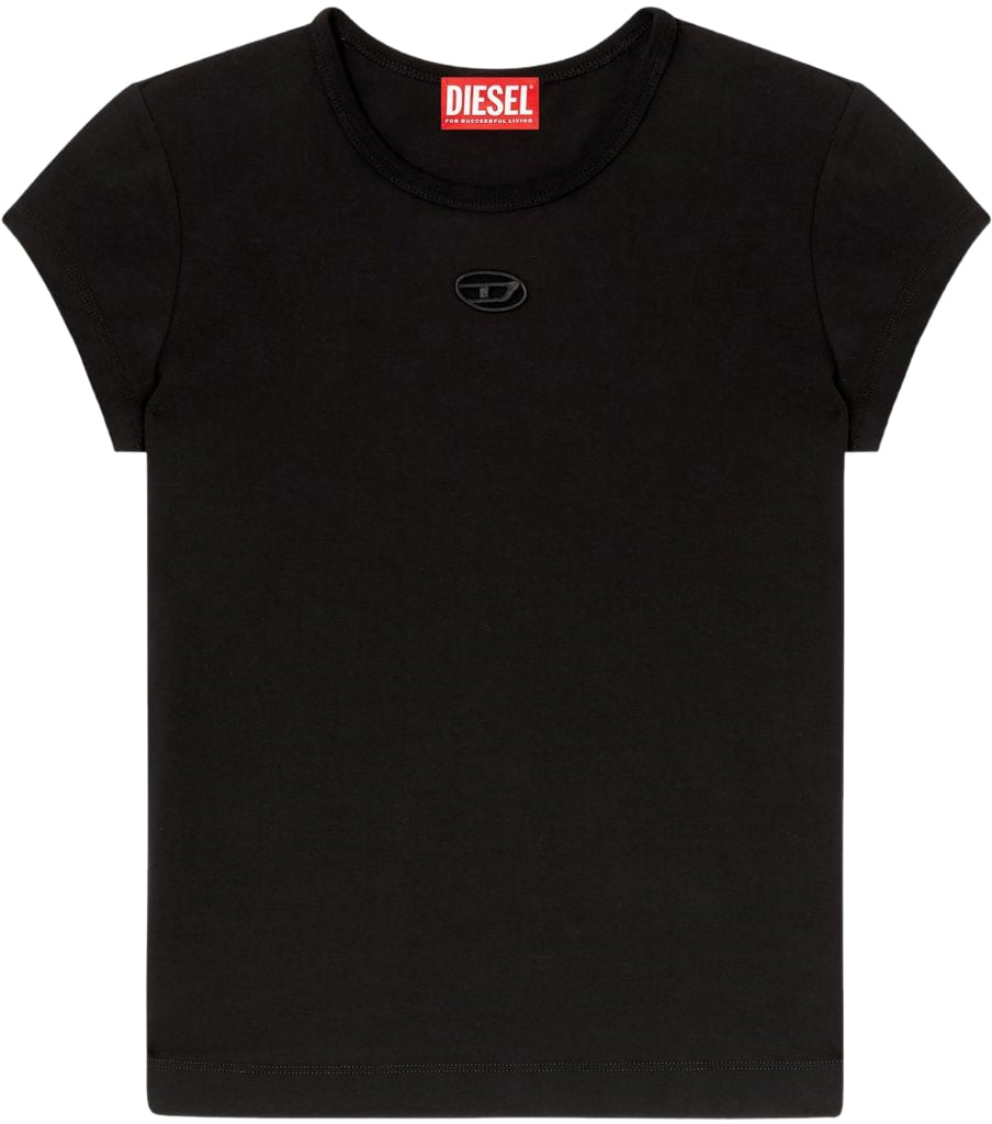 Diesel T-Shirts And Polos Black Zwart