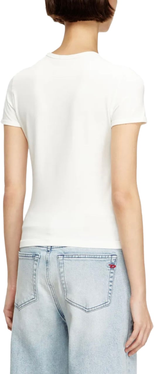 Diesel T-uncutieslong-od Wit