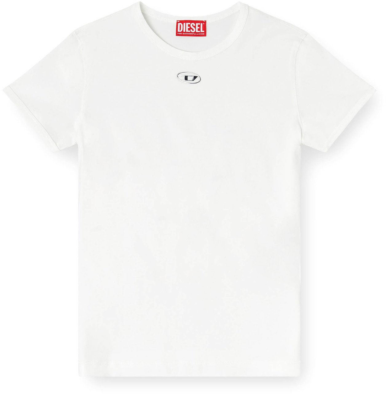 Diesel Uncutieslong T-Shirt Wit