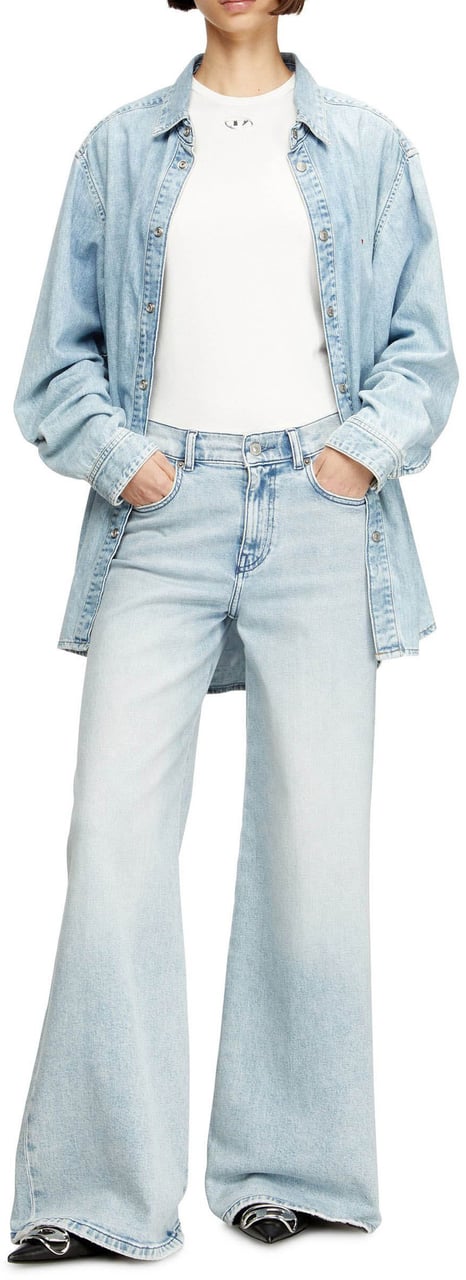 Diesel Uncutieslong T-Shirt Wit